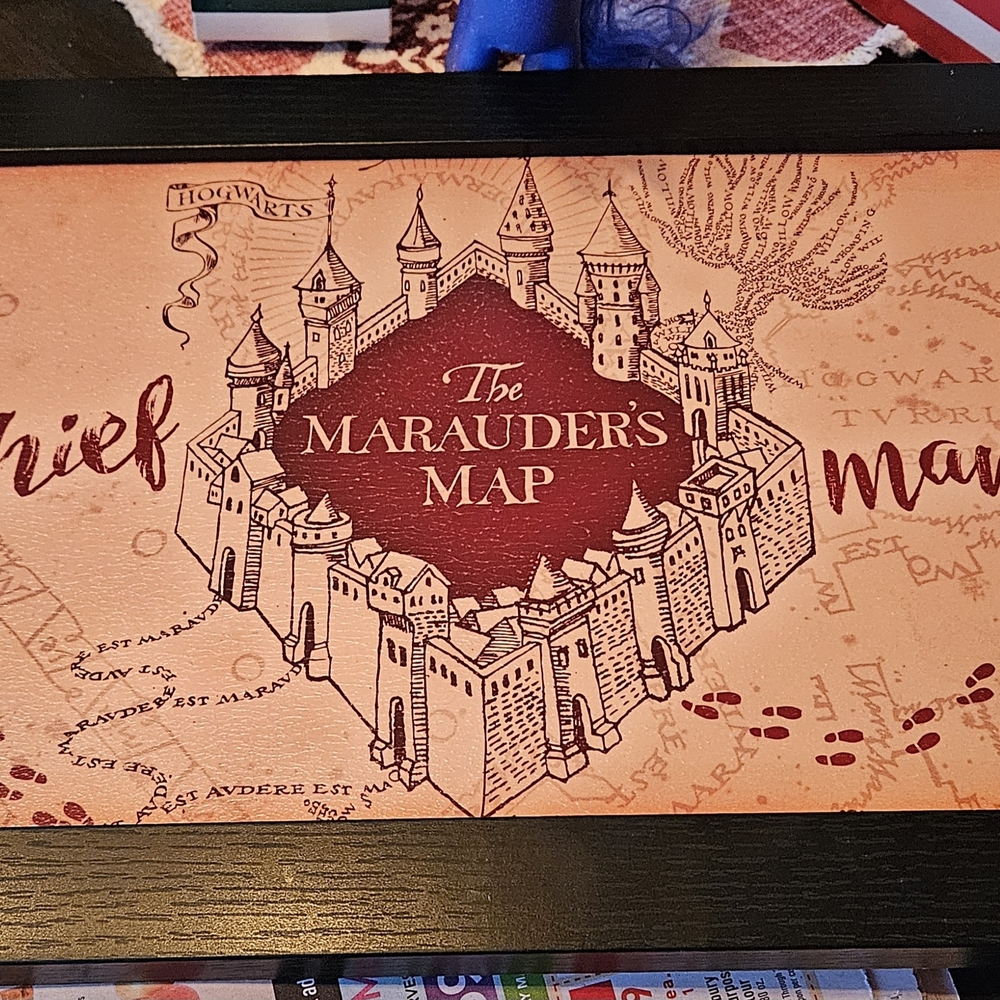 Harry Potter Mischief Managed Framed Marauder's Map Wall Art